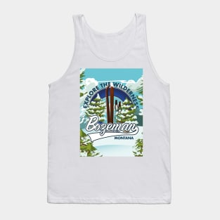 Bozeman Montana ski logo Tank Top